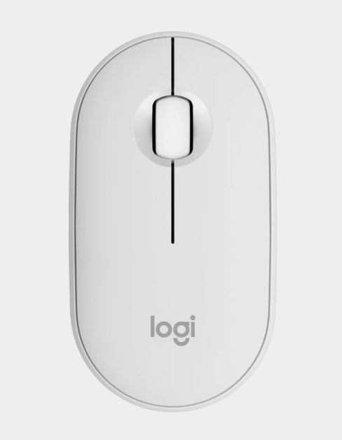 Logitech Pebble M350S Wireless Optical Mouse - Slim Bluetooth Mouse with Silent Touch, Multi-Device Pairing, 1000 DPI, Recycled Plastic