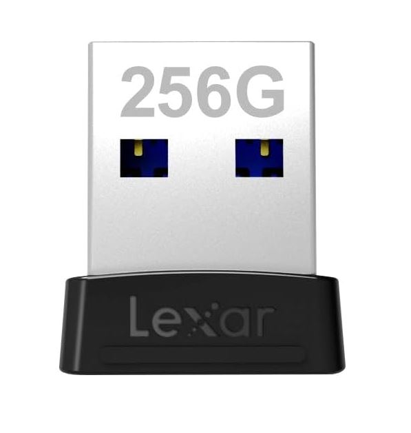 Lexar JumpDrive S47 256GB USB 3.1 Flash Drive - High-Speed 250MB/s Read, AES 256-bit Encryption, Compact Plug n Stay Design