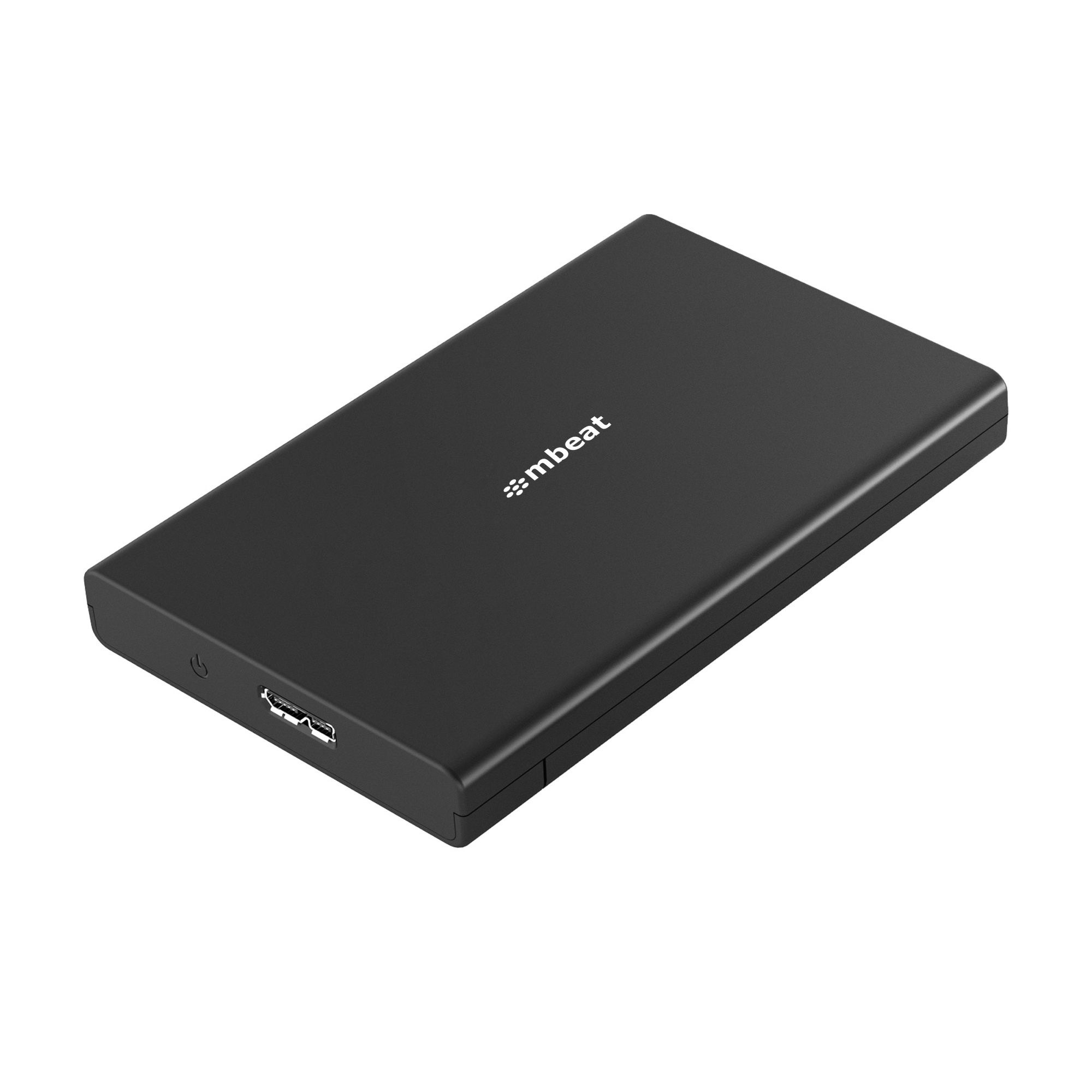 mbeat A2 Slim Tool-Free USB 3.0 2.5" SATA HDD/SSD Enclosure - Up to 5Gbps, Supports 8TB, Black