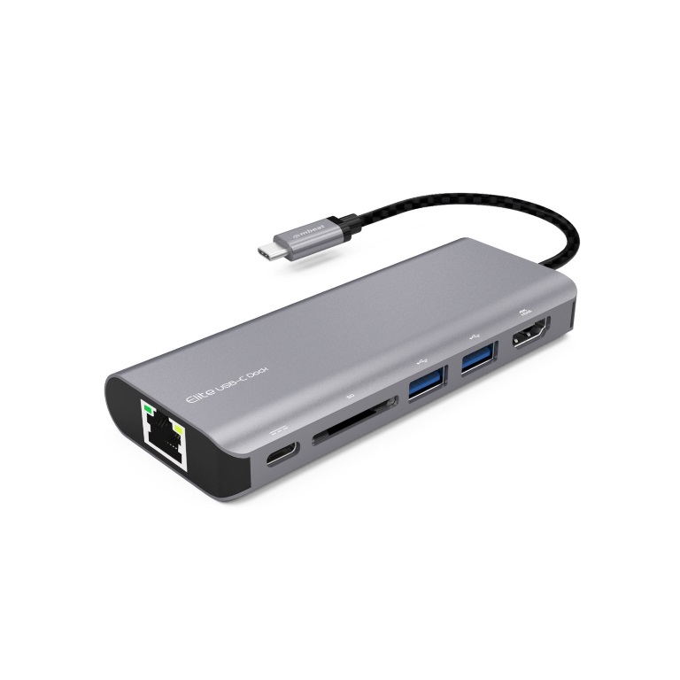 mbeat Elite USB-C Multifunction Docking Station (MB-UCD-01) — 4K HDMI, Gigabit Ethernet, SD Card Reader, 60W PD