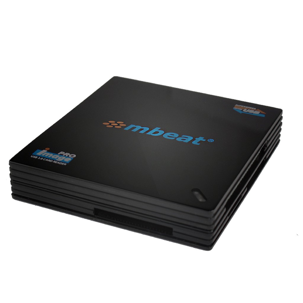 mbeat USB 3.0 Super Speed Multiple Card Reader - 2x SD & 2x Micro SD Slots, SDHC/SDXC Compatible, Up to 100MB/s Transfer Speed