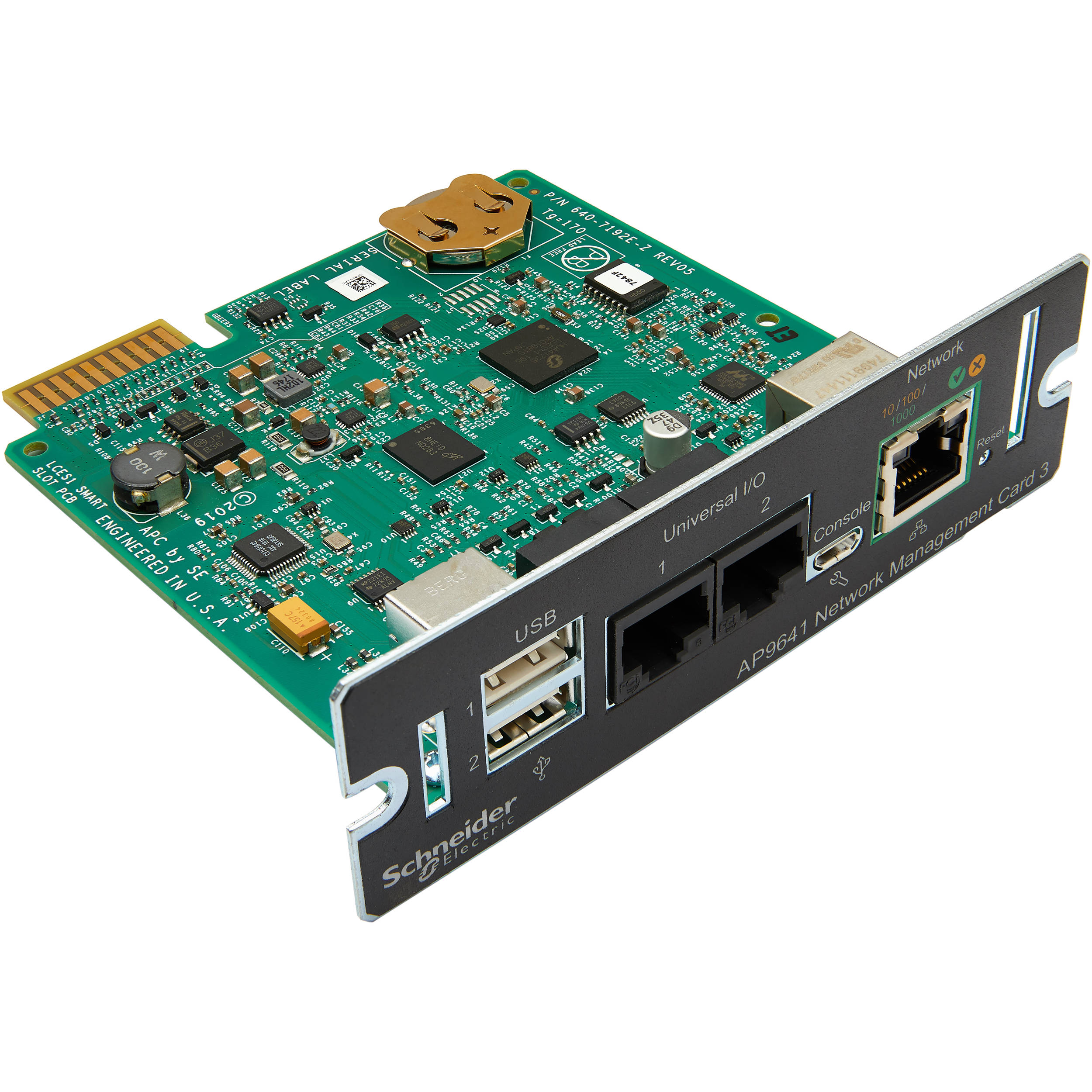 APC Network Management Card 3 (AP9641) with Environmental Monitoring for Smart-UPS & Symmetra UPS Series