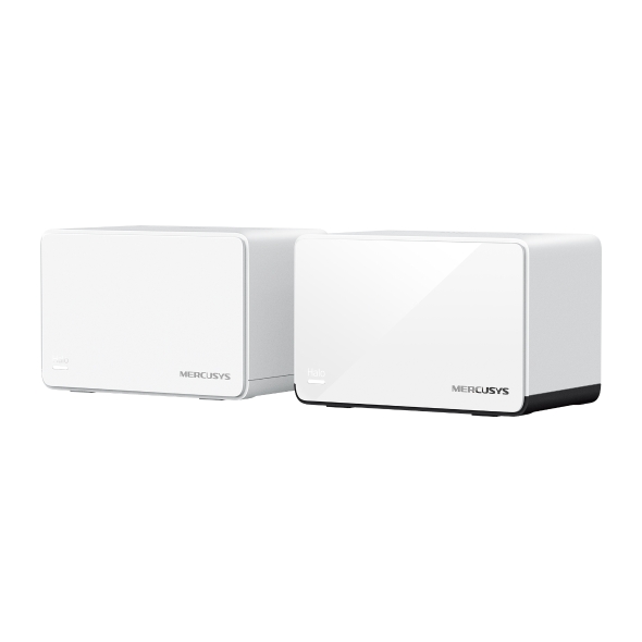 Mercusys Halo H85X + H80X 2-Pack AX3000 Dual-Band Whole Home Mesh WiFi 6 System with 2.5 Gbps Multi-Gig Port, 3000 Mbps Speeds & 5000 Sq Ft Coverage