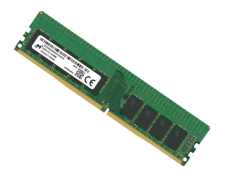 Micron 16GB DDR4 3200MHz ECC UDIMM Server Memory Module CL22 2Rx8 Unbuffered 288-pin DIMM 1.2V with 3yr Warranty