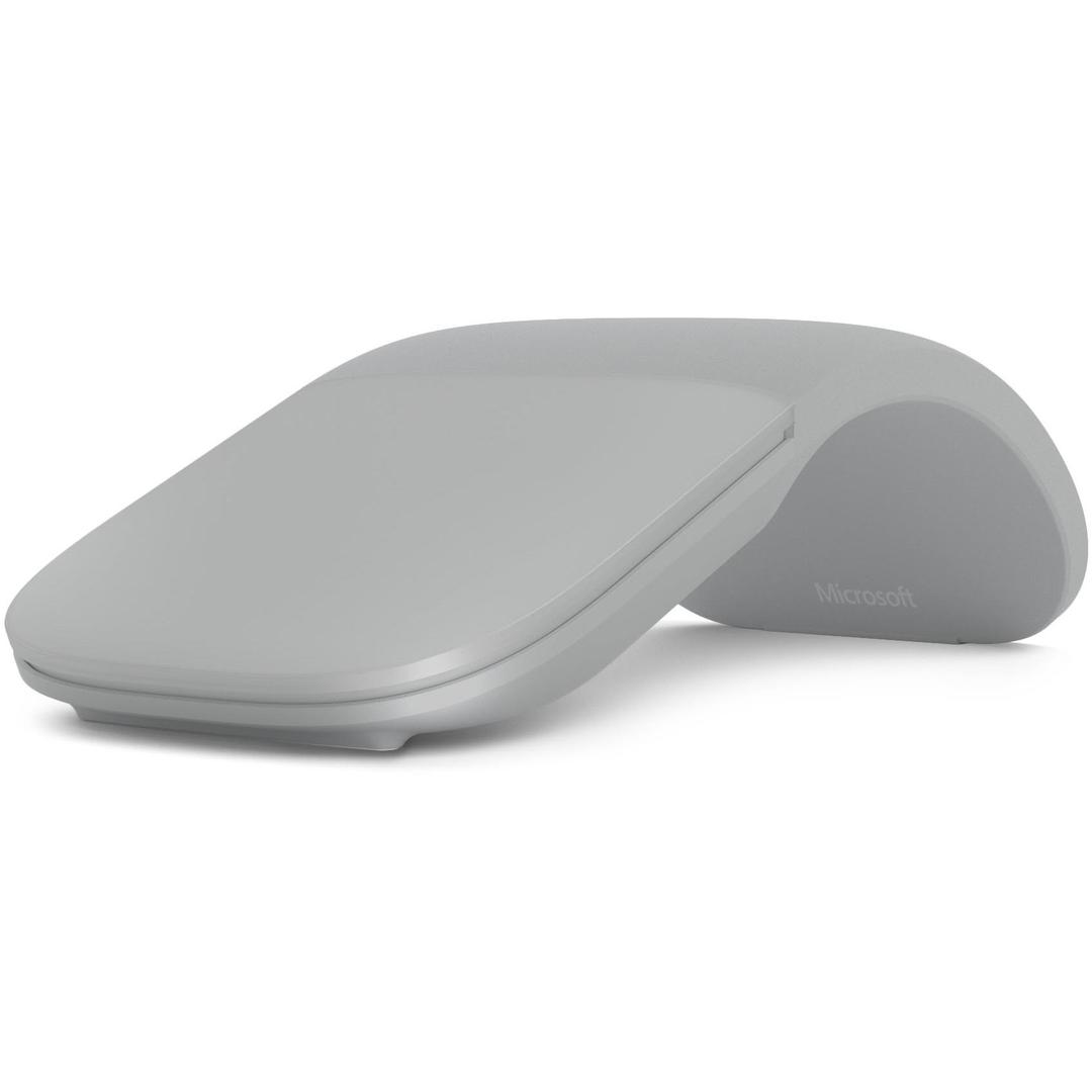 Microsoft Surface Arc Wireless Mouse Light Grey - Slim Bluetooth 4.1, BlueTrack, Foldable Travel Design