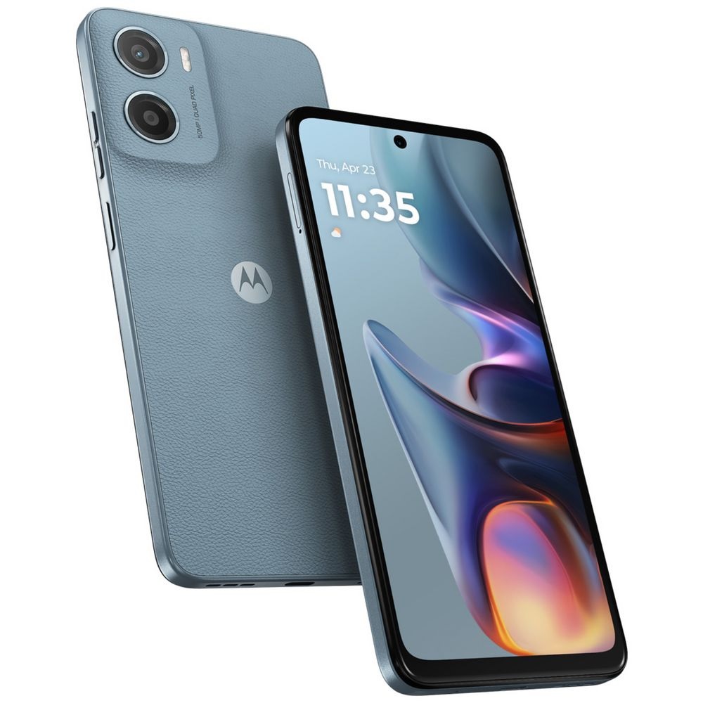 Motorola G05 4G Smartphone 6.7" HD+ 90Hz Display, 4GB RAM, 64GB Storage, 50MP Camera, 5200mAh Battery, Misty Blue - AU Stock