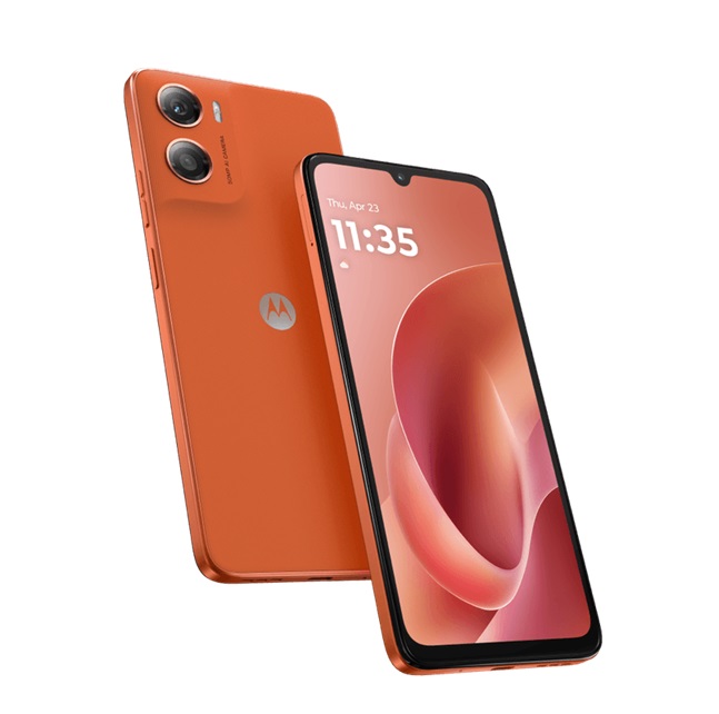 Motorola G06 4G Smartphone 6.88" HD+ 120Hz Display, 4GB RAM + 64GB Storage, 50MP AI Camera, 5200mAh Battery, IP64 Water Resistant - PANTONE Arabesque