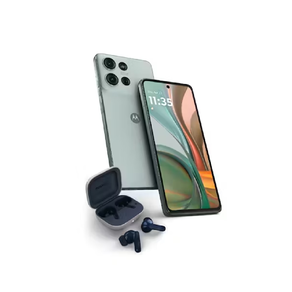 Motorola G75 5G 8GB RAM 256GB Storage Smartphone with 6.8" Full HD+ 120Hz Display, 50MP OIS Camera, 5000mAh Battery & Moto Buds - Succulent Green AU Stock