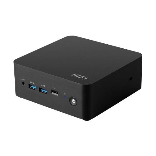 MSI Cubi NUC 1M-017BAU Mini PC Barebone - Intel Core i3-100U, DDR5 Up to 64GB, Dual M.2 NVMe, HDMI 2.1, Thunderbolt 4, Dual LAN, Wi-Fi 6E