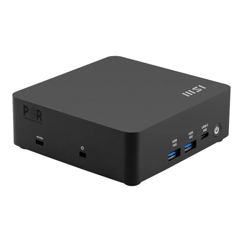 MSI Cubi NUC AI 1UMG-012BAU Barebone Mini PC with Intel Core Ultra 7 155H, Dual Thunderbolt 4, Dual HDMI, Dual 2.5GbE, Wi-Fi 6E AX211, Black