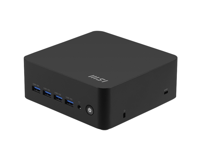 MSI Cubi Z AI 8M Mini PC - AMD Ryzen 7 8845HS, DDR5-5600, M.2 NVMe, USB4, Dual 2.5G LAN, Wi-Fi 6E, 4-Display Support, VESA Mountable