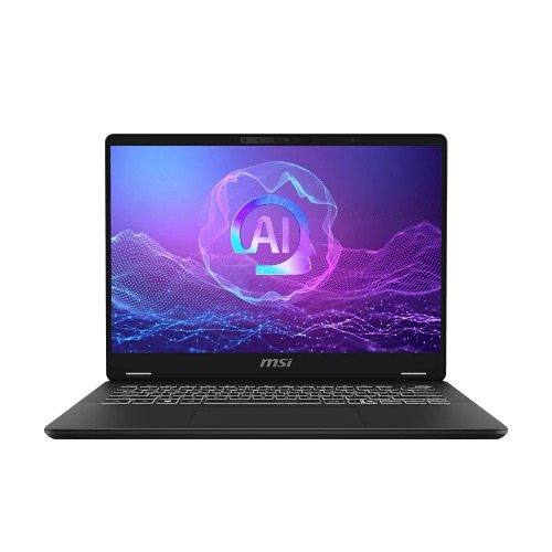 MSI Prestige 14 AI Evo 14" FHD+ 144Hz Intel Core Ultra 7 255H DDR5 16GB 512GB NVMe PCIe Gen4 SSD Windows 11 Home Intel Arc Graphics