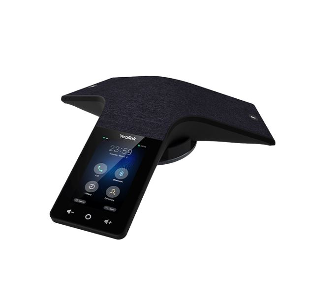 Yealink CP935W Wireless Wi-Fi Touch-Sensitive Conference Phone with 6-Microphone Array and 360° Voice Pickup, BYOD, Rechargeable Battery, Wi-Fi & DECT Modes