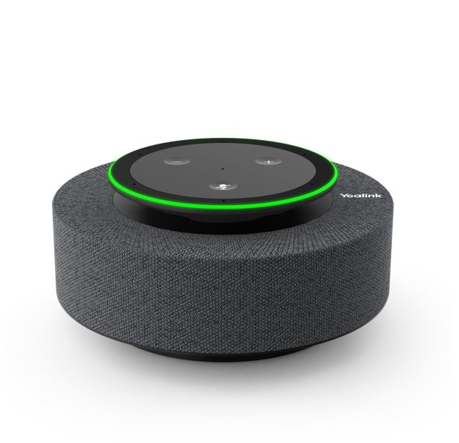 Yealink MSpeech Smart USB Speakerphone with 3 MEMS Microphone Arrays, 6m Voice Pickup, Full-Duplex Audio & Cortana Assistant - USB 1.8m Cable