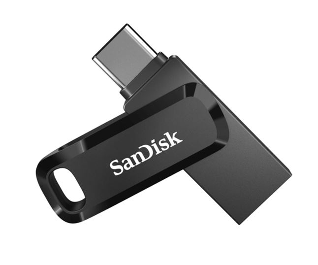 SanDisk 512GB Ultra Dual Drive Go 2-in-1 USB-C & USB-A Flash Drive 150MB/s USB 3.1 Type-C Swivel for Smartphones, Tablets, Macs & PCs