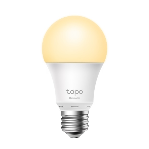 TP-Link Tapo L510E Smart WiFi Dimmable Light Bulb E27 2700K 806 Lumens Voice Control No Hub Required