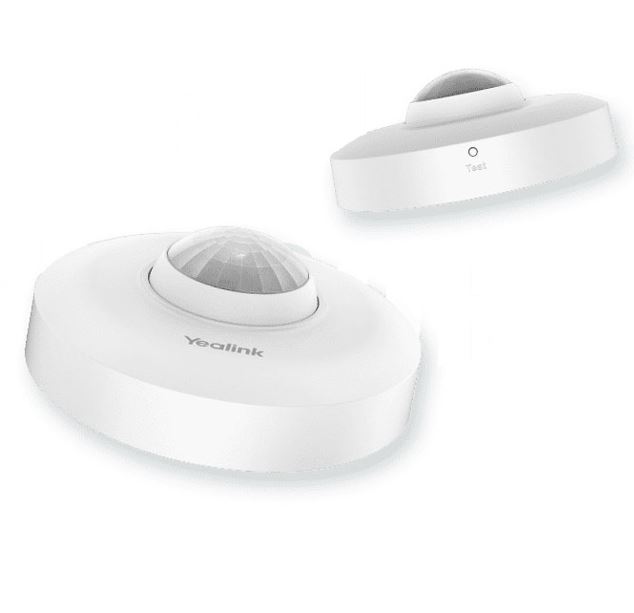 Yealink RoomSensor - Wireless Room Occupancy Sensor with PIR, Ambient Light, Temperature & Humidity Sensing, Bluetooth 5.0, Battery Powered (CR123)