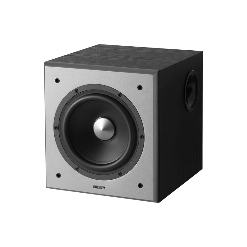 Edifier T5 Powered Active Subwoofer 70W RMS 8-Inch Woofer 38Hz Frequency Response MDF Enclosure Adjustable Bass & Frequency Bandwidth
