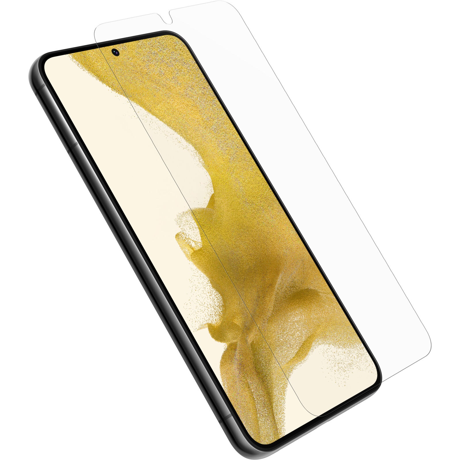 OtterBox Alpha Flex Antimicrobial Screen Protector for Samsung Galaxy S22+ 5G (6.6') - Clear, High Touch Response, Durable TPU & PET