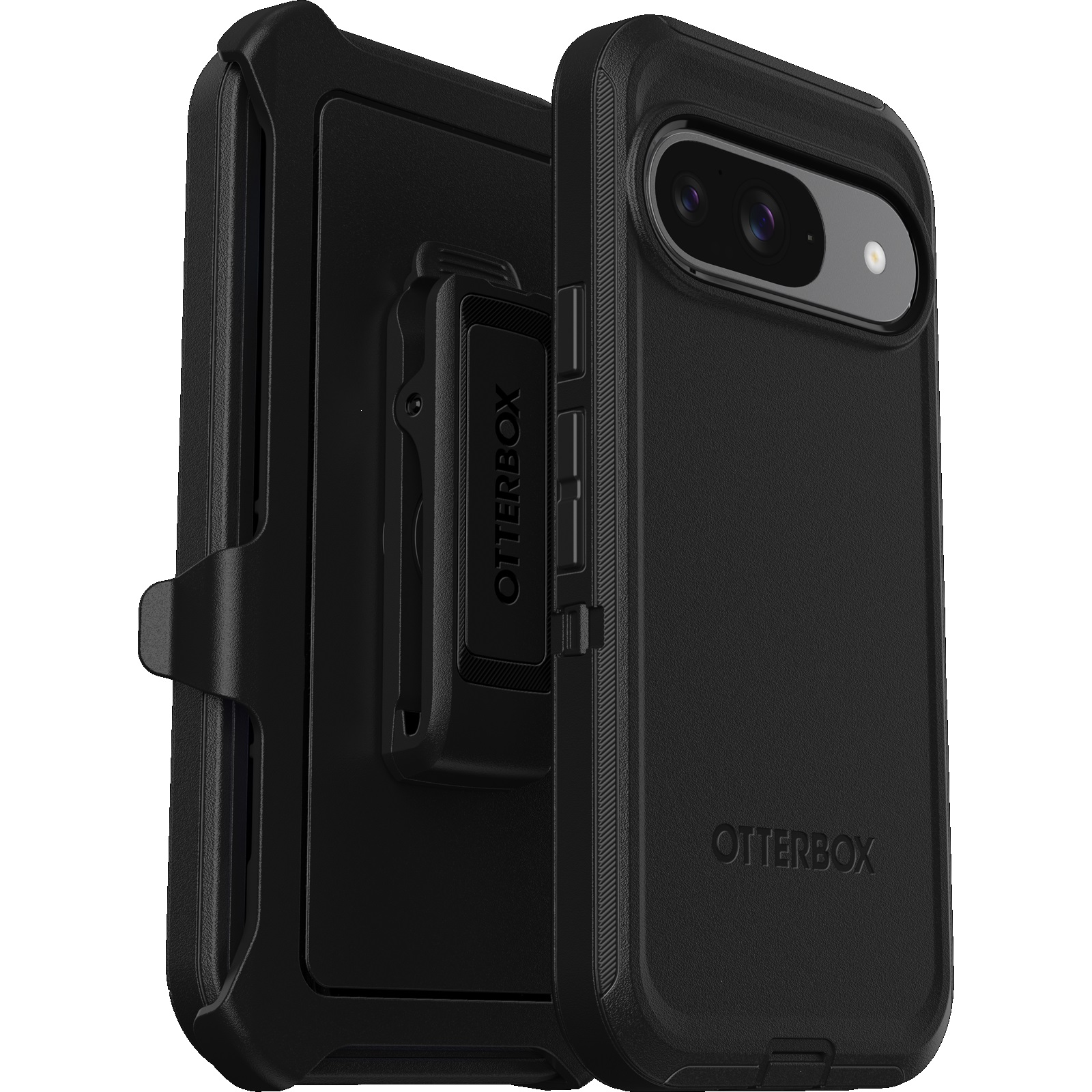 OtterBox Defender Case for Google Pixel 9 / Pixel 9 Pro (6.3") – Black, DROP+ 5X Military Standard, Multi-Layer Protection, Wireless Charging Compatible, 7-Year Warranty