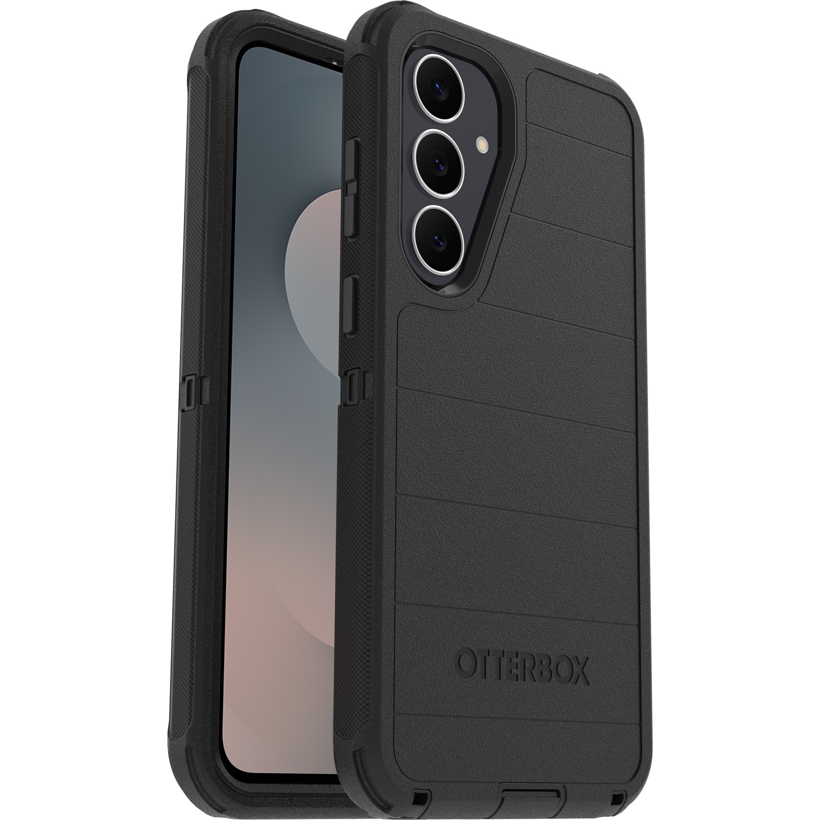 OtterBox Defender Pro Case for Samsung Galaxy S25 FE 5G (6.7") - Tri-Layer DROP+ Military Grade Protection, Raised Edges, Black, 7 Year Warranty