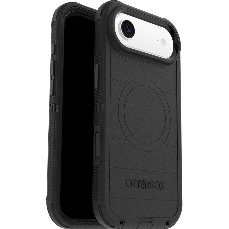 OtterBox Defender Pro MagSafe Case for iPhone Air (6.5") – Tri-Layer DROP+ Protection, Raised Edges, Camera Control, Black