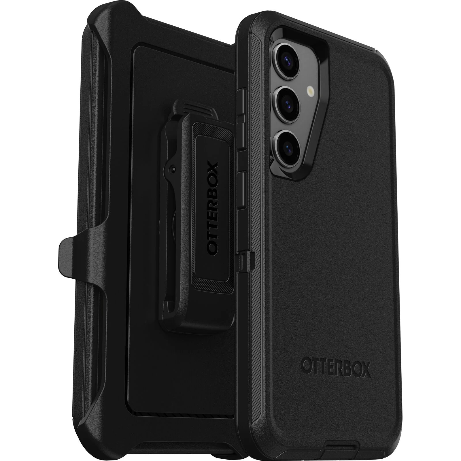 OtterBox Defender Series Case for Samsung Galaxy S24 5G (6.2") - Black, DROP+ 5X Military Standard Protection, Wireless Charging Compatible, 7 Years Warranty