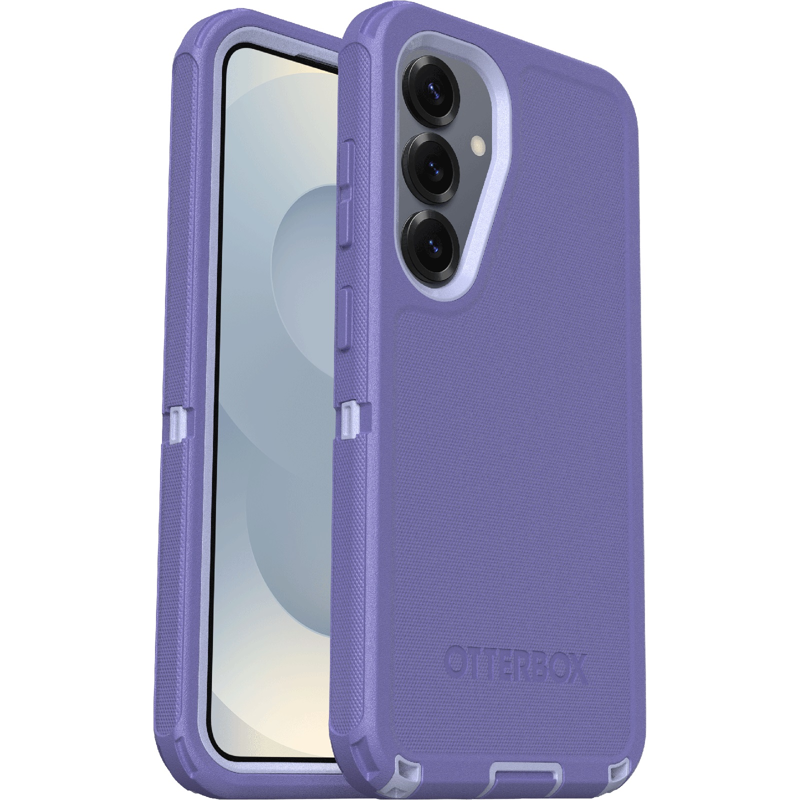 OtterBox Defender Series Case for Samsung Galaxy S25 5G / S24 5G 6.2" - Mountain Majesty Purple, DROP+ 7X Military Standard Protection, 7-Year Warranty