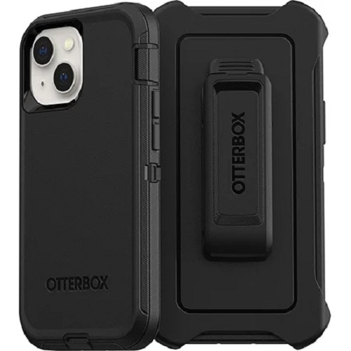 OtterBox Defender Series Protective Case for iPhone 13 Mini / iPhone 12 Mini - Black, DROP+ Military Grade 4X Drop Protection, Multi-Layer Defense with Holster