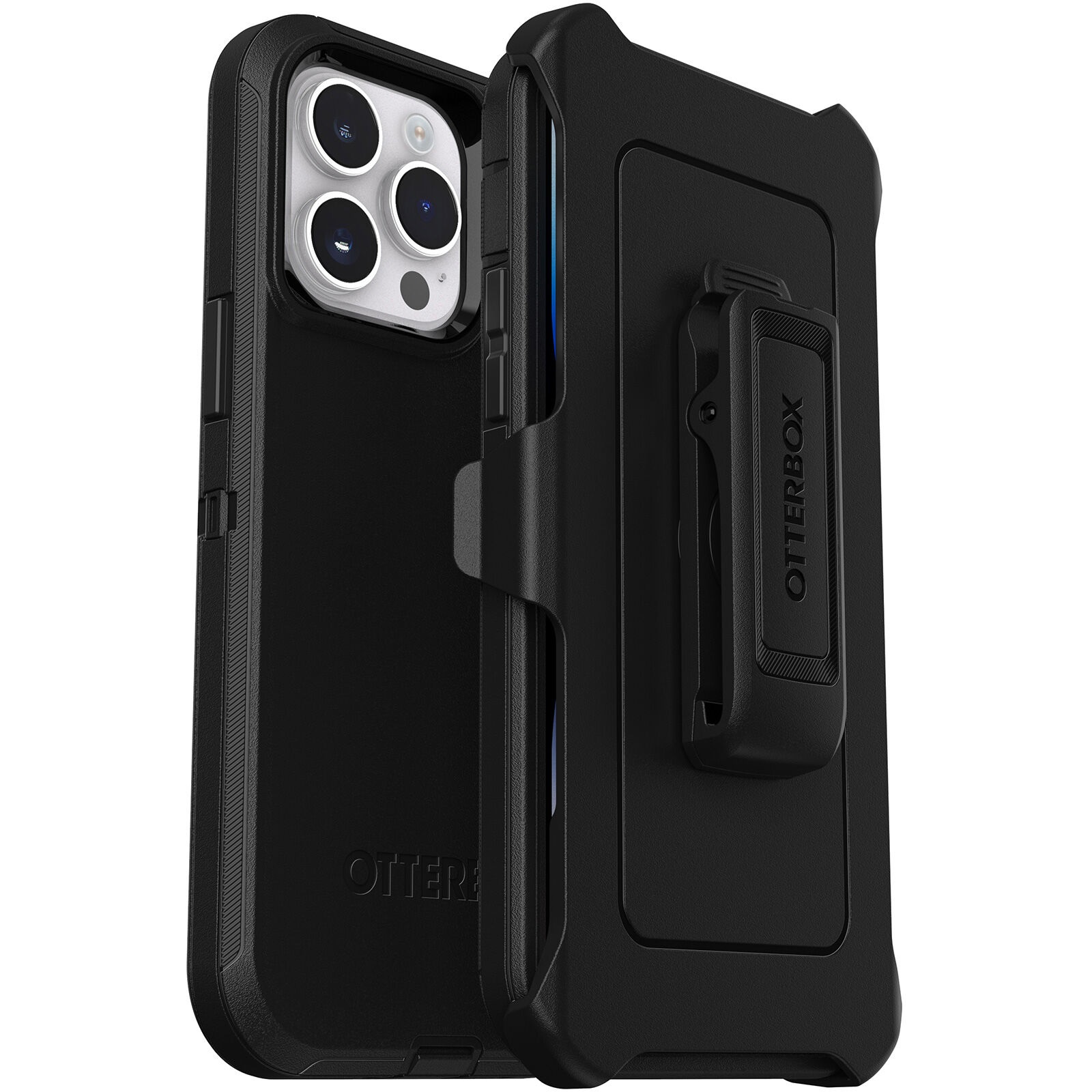 OtterBox Defender Series Rugged Case for Apple iPhone 14 Pro Max - DROP+ 4X Military Standard, Wireless & MagSafe Compatible, Black