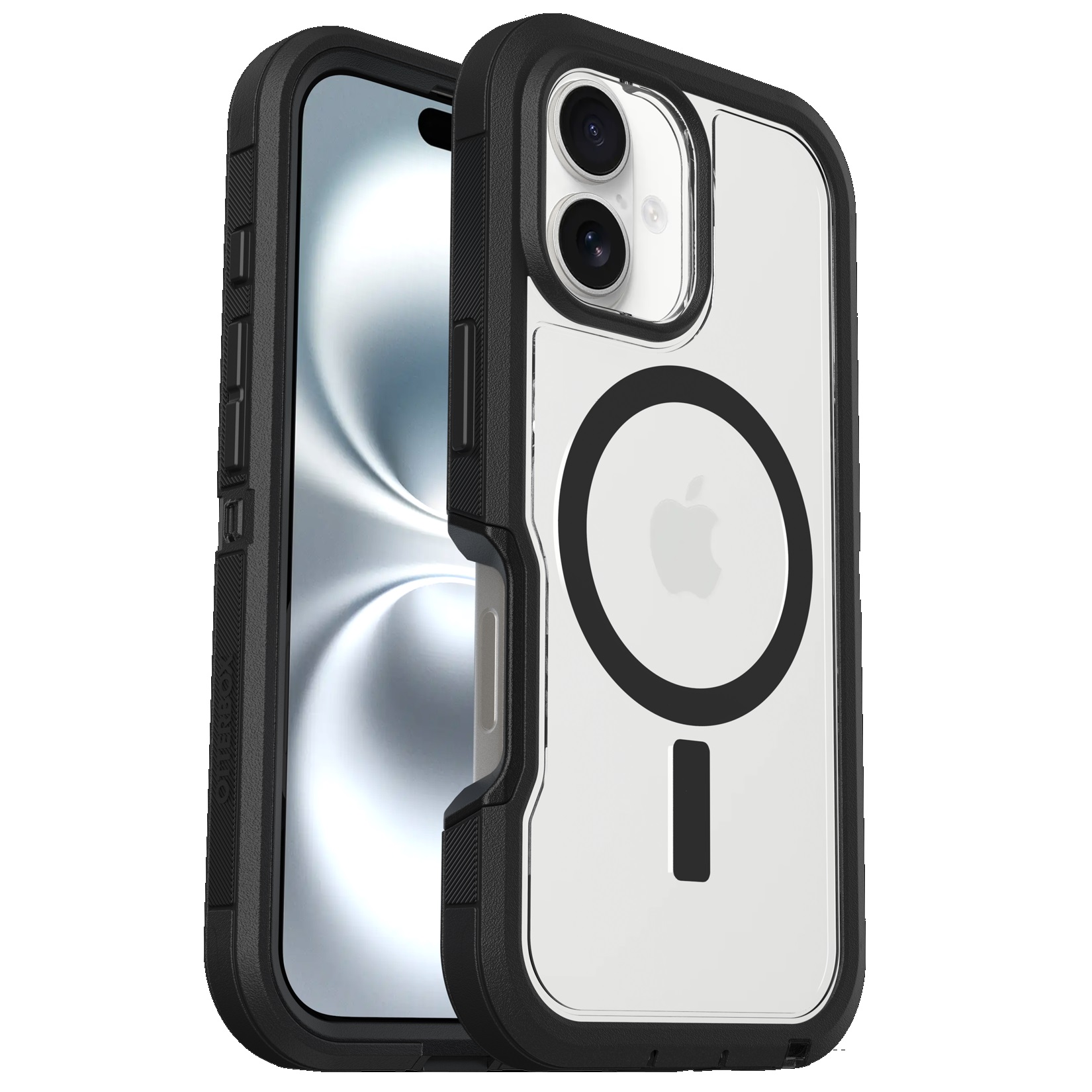 OtterBox Defender XT MagSafe Case for Apple iPhone 16 (6.1") Clear Black - DROP+ Military Grade Rugged Protection, 7 Years Warranty