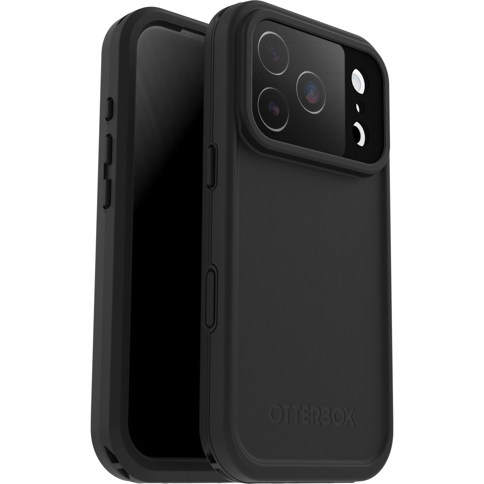 OtterBox Frē Series Waterproof MagSafe Case for Apple iPhone 17 Pro (6.3") - Black, 5X Military Drop Tested, Camera Control, 7 Year Warranty