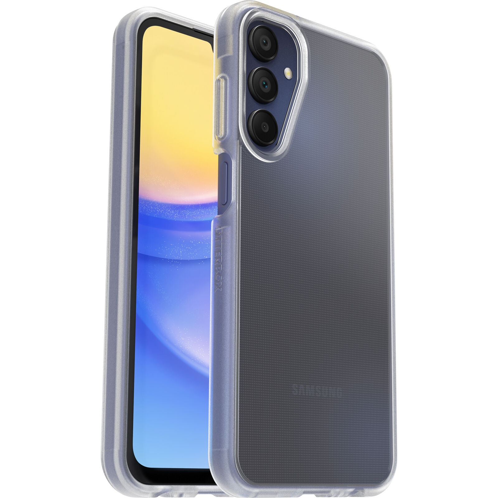 OtterBox React Case for Samsung Galaxy A15 5G (6.5") - Clear, Antimicrobial, Military Grade Drop+ Protection, Wireless Charging Compatible, 7-Year Warranty