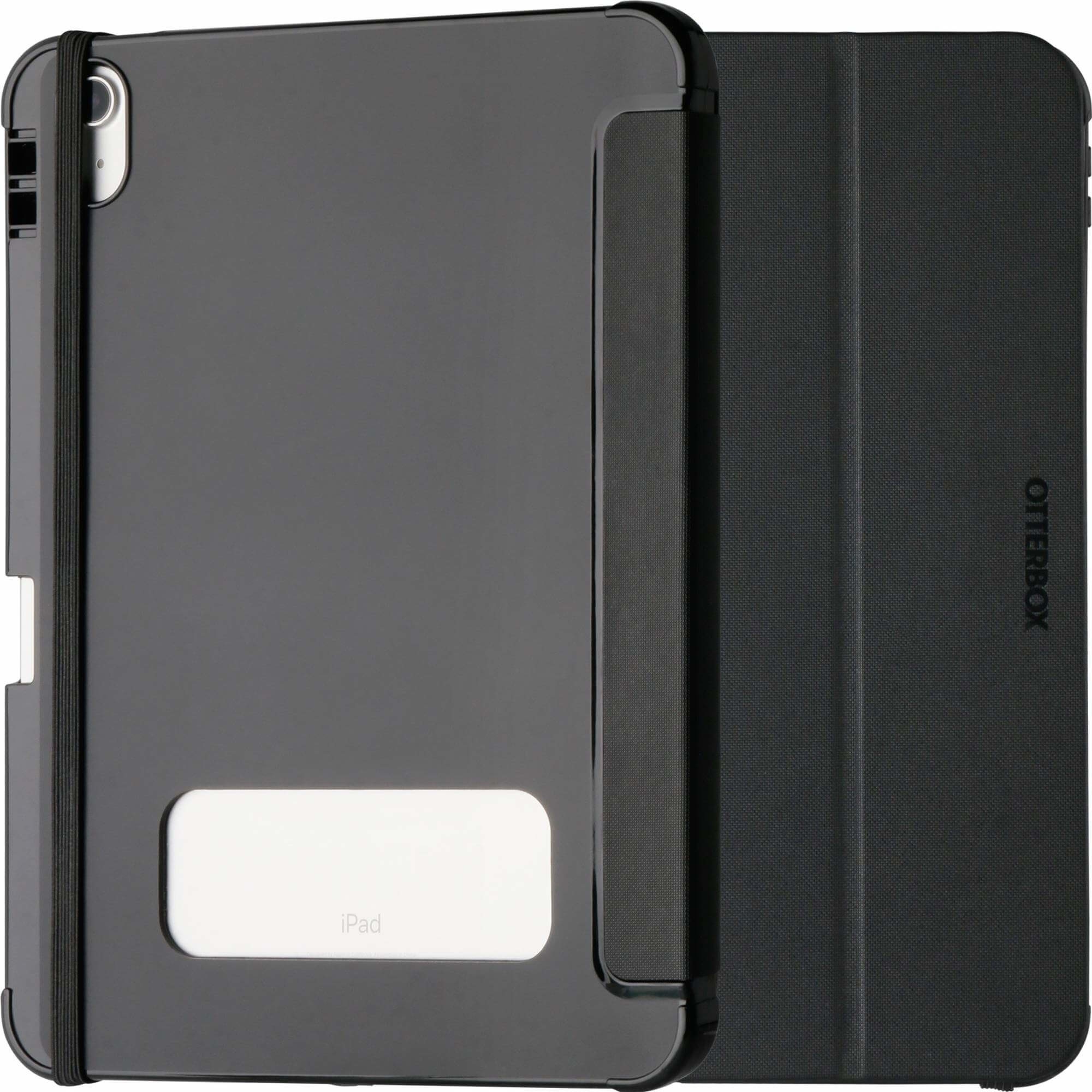 OtterBox React Folio Case for Apple iPad 11" 11th Gen (A16) & 10th Gen 10.9" – Drop+ Military Standard Protection, Pencil Storage, Black