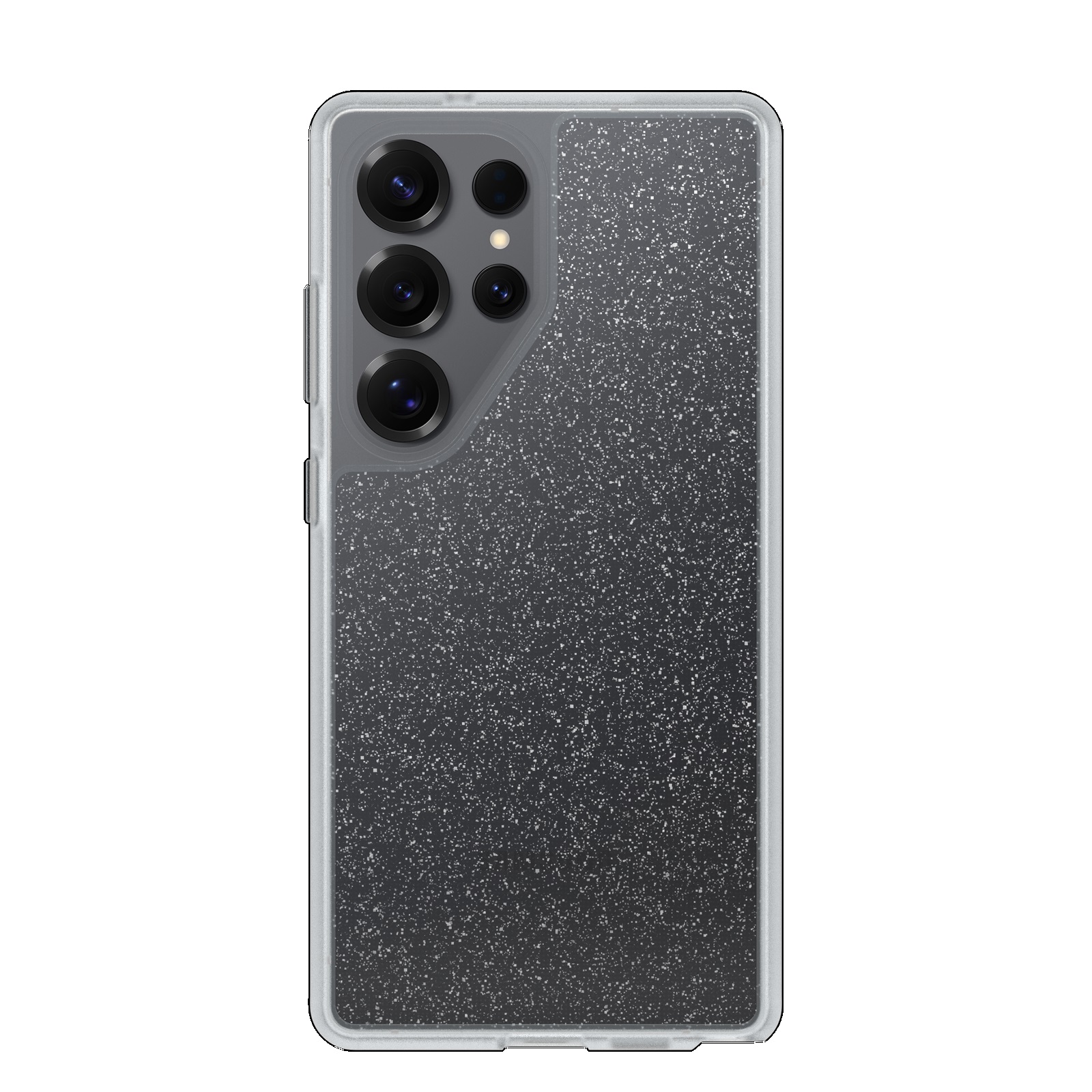 OtterBox React Hard Case for Samsung Galaxy S25 Ultra 5G (6.9") - Stardust Clear Glitter, Military Grade Drop+ Protection, Wireless Charging Compatible, 7 Years Warranty