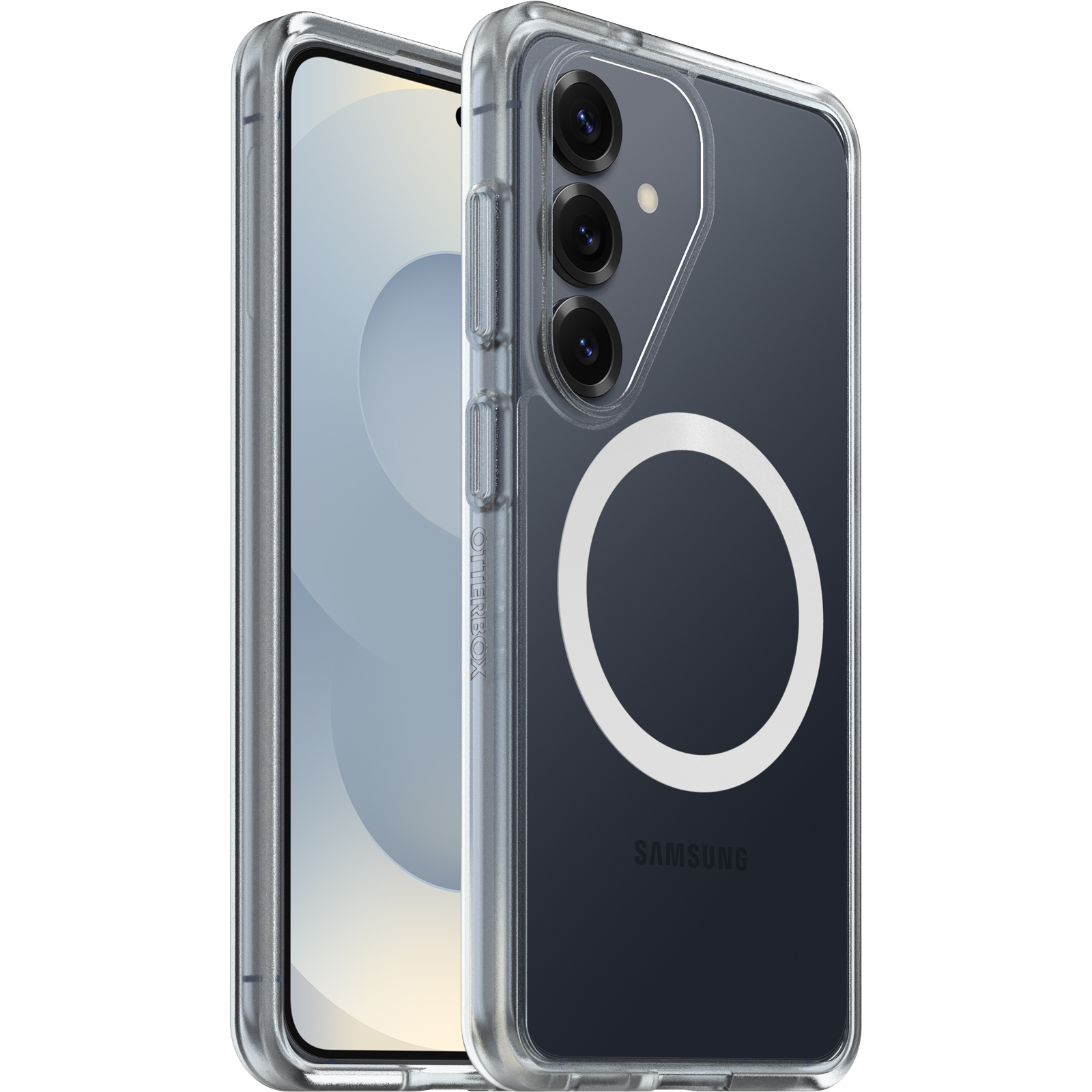 OtterBox React Magnets Clear Case for Samsung Galaxy S26 5G (6.3") - Military Grade Drop Protection, Raised Edges, 7-Year Warranty