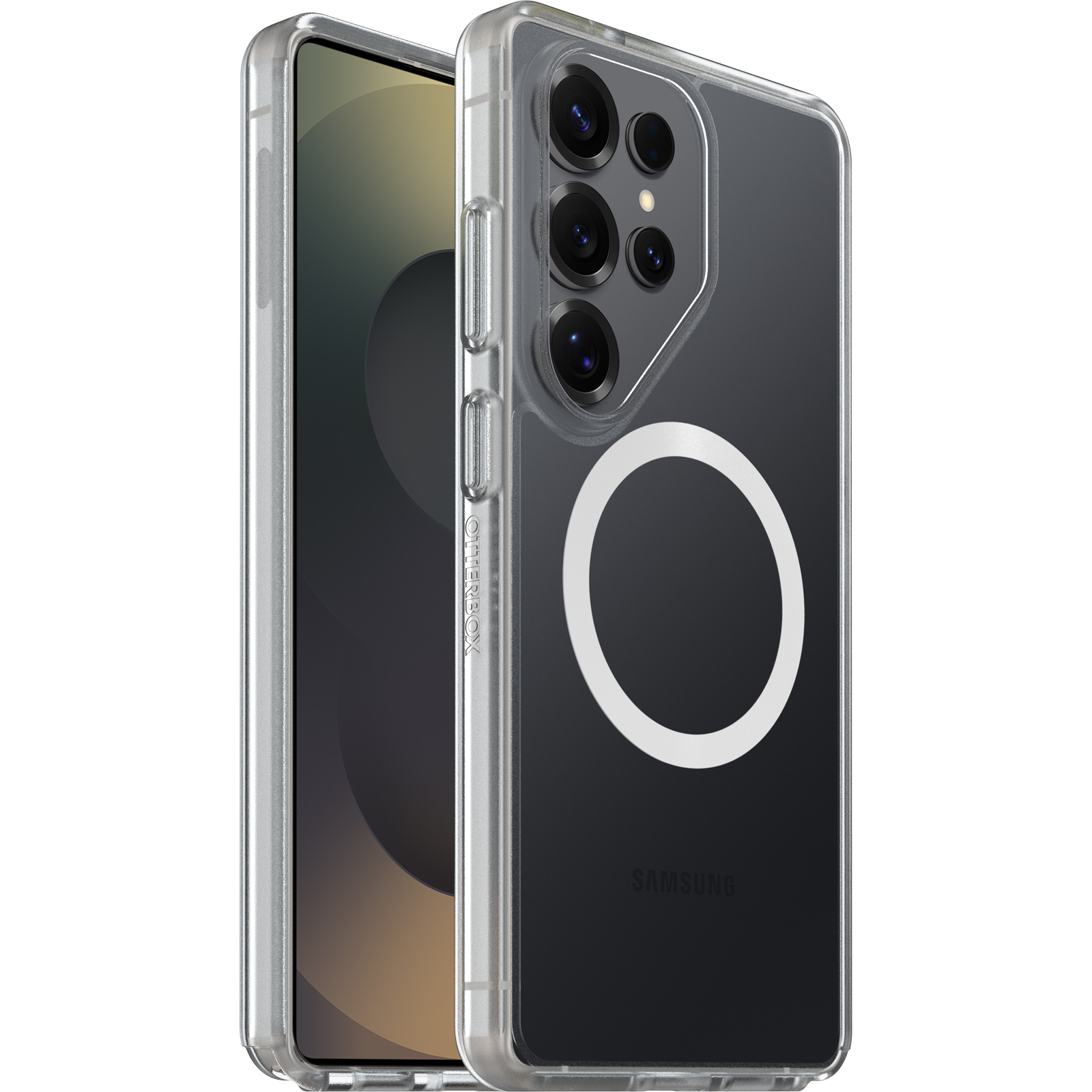 OtterBox React Magnets Clear Case for Samsung Galaxy S26 Ultra 5G (6.9") - Military Grade Drop Protection, Built-in Magnets, Raised Edges
