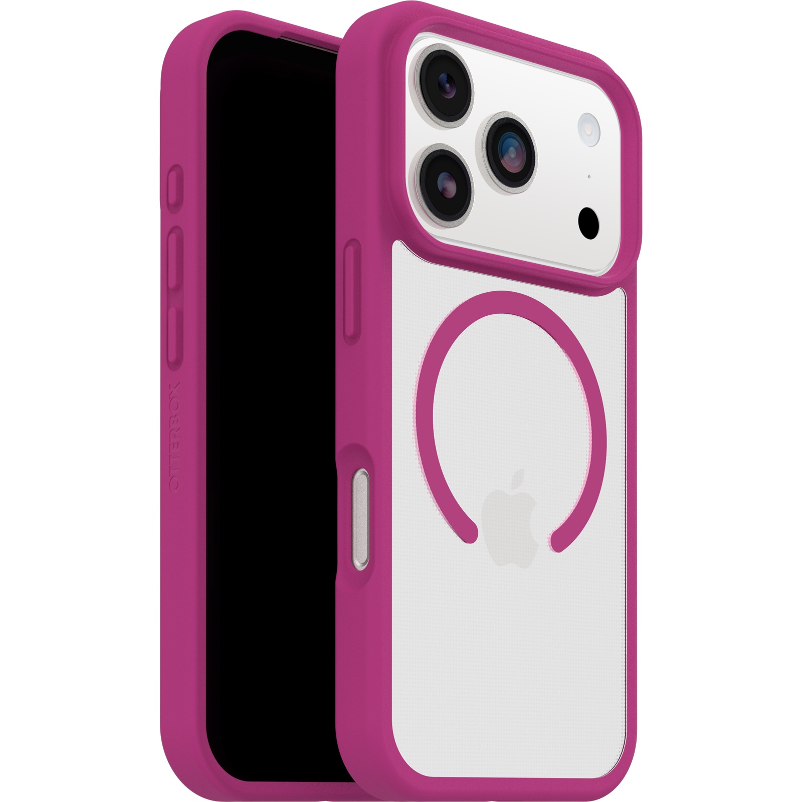OtterBox React MagSafe Case for Apple iPhone 17 Pro Max (6.9") – Slim, Drop+ Military Standard Protection, Rose Crystal (Pink/Clear)