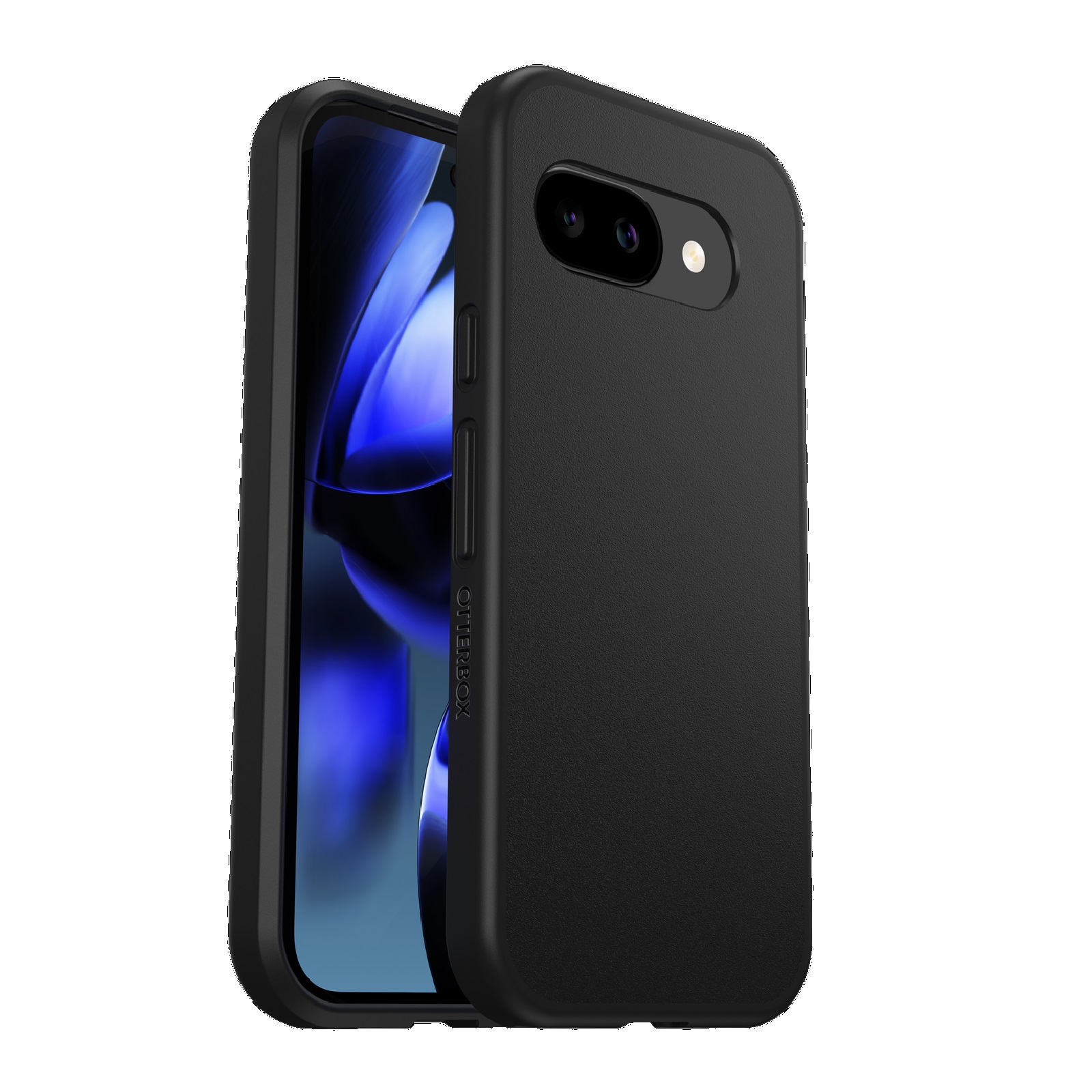 OtterBox React Series Case for Google Pixel 9A 5G (6.3") – Black, Antimicrobial, Military Grade DROP+ Protection, Hard Shell with Soft Grip Edges, Wireless Charging Compatible