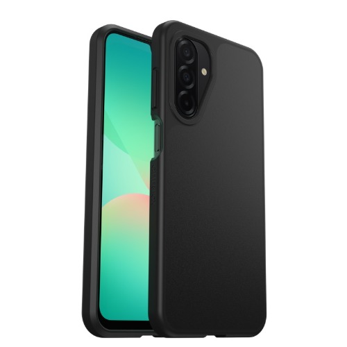 OtterBox React Series Hard Case for Samsung Galaxy A26 5G (6.7") - Black, Military Grade Drop+ Protection, Slim Design, Wireless Charging Compatible