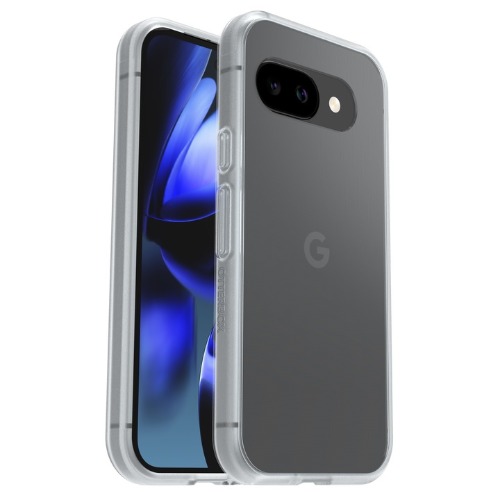 OtterBox React Series Ultra-Thin Clear Case for Google Pixel 9A 5G (77-97761) – Antimicrobial, Military Grade DROP+ Protection, Wireless Charging Compatible