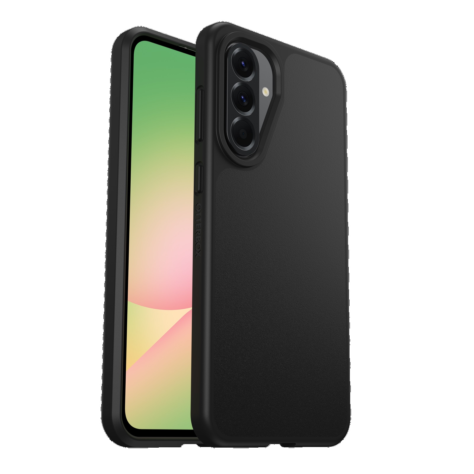 OtterBox React Ultra-Thin Hard Case for Samsung Galaxy A56 5G (6.7") - Black, Military-Grade DROP+ Protection, Antimicrobial, Wireless Charging Compatible