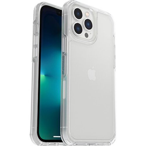 OtterBox Symmetry Clear Case for iPhone 13 Pro Max and iPhone 12 Pro Max - DROP+ 3X Military Standard Protection, Antimicrobial, Slim Clear Design
