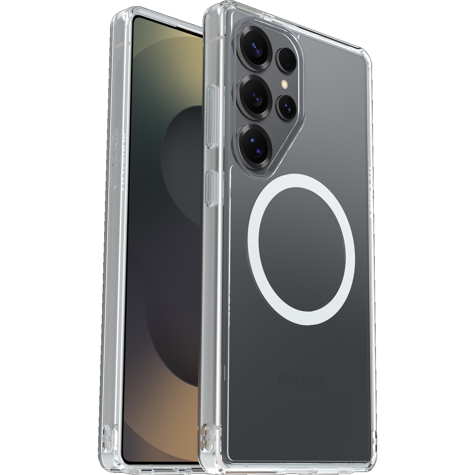 OtterBox Symmetry Clear Magnets Case for Samsung Galaxy S25 Ultra 5G (6.9") - Ultra Slim, Drop+ Military Grade Protection, Built-in Magnets & Anchors, 7-Year Warranty
