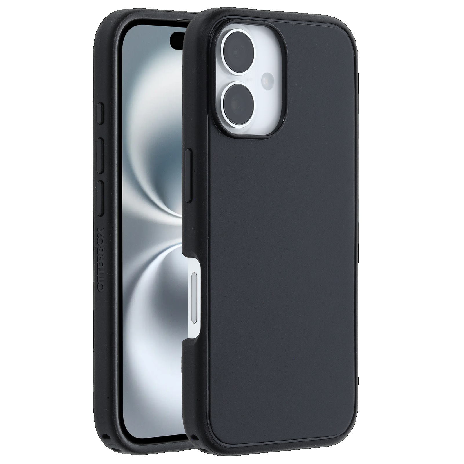 OtterBox Symmetry MagSafe Case for Apple iPhone 16 (6.1") - Black, DROP+ Military Grade Protection, Antimicrobial, Raised Edges, 7-Year Warranty