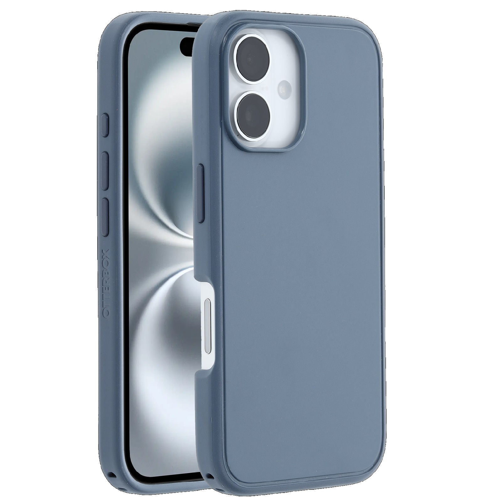 OtterBox Symmetry MagSafe Case for Apple iPhone 16 (6.1") - Blue, Antimicrobial, DROP+ Military Standard, Raised Edges, 7-Year Warranty