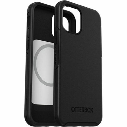 OtterBox Symmetry+ MagSafe Case for iPhone 12 Pro Max - Black, Antimicrobial, DROP+ Protection, Limited Lifetime Warranty