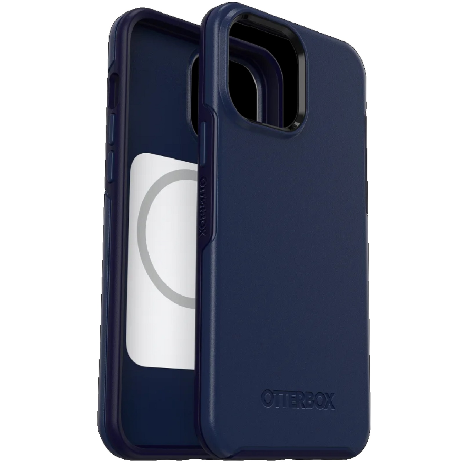 OtterBox Symmetry+ MagSafe Case for iPhone 13 Pro Max & 12 Pro Max - Navy Cap Blue, Antimicrobial, DROP+ Military Grade Protection