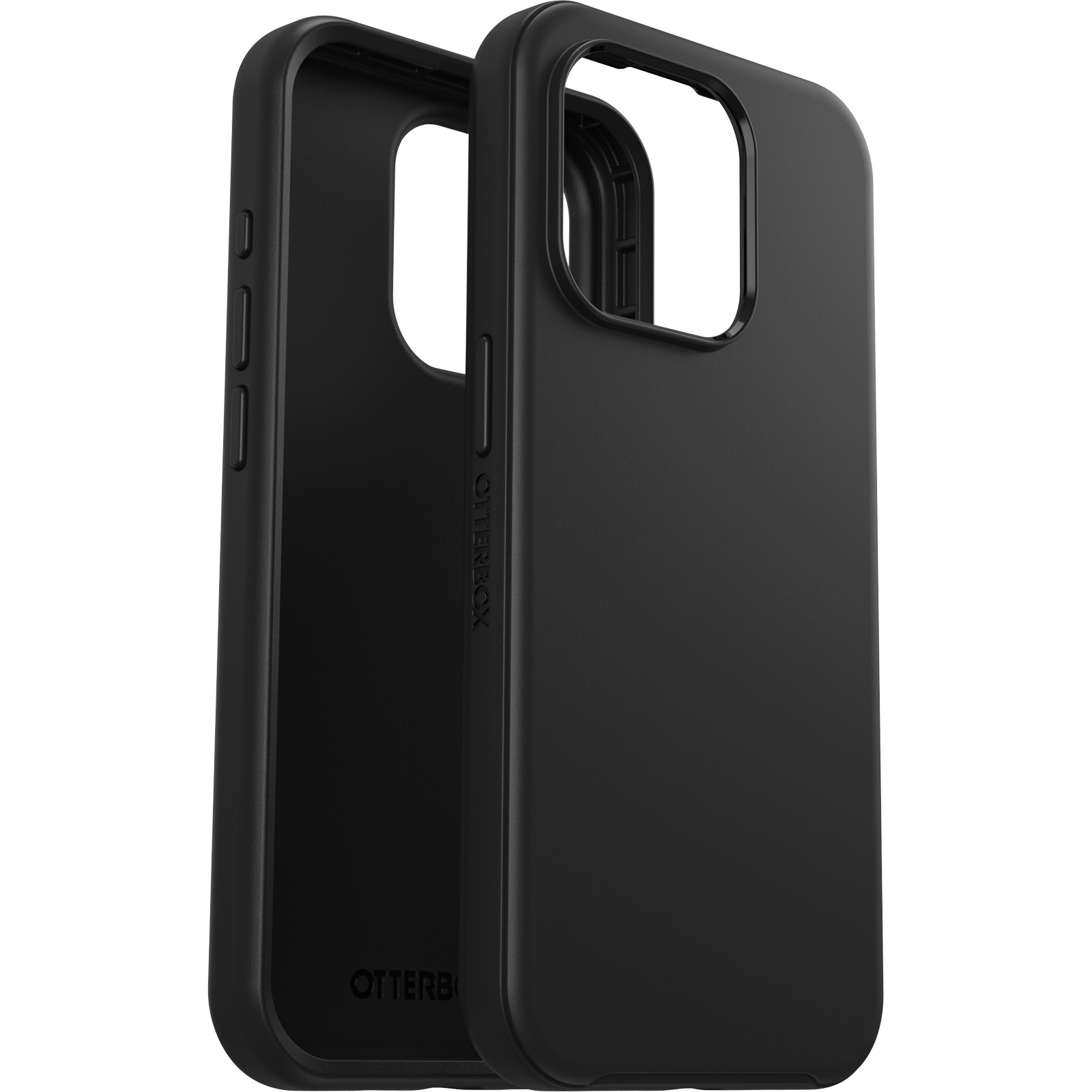 OtterBox Symmetry Slim Protective Case for iPhone 15/14/13 6.1-Inch - Black, DROP+ Military Standard, Wireless Charging & MagSafe Compatible