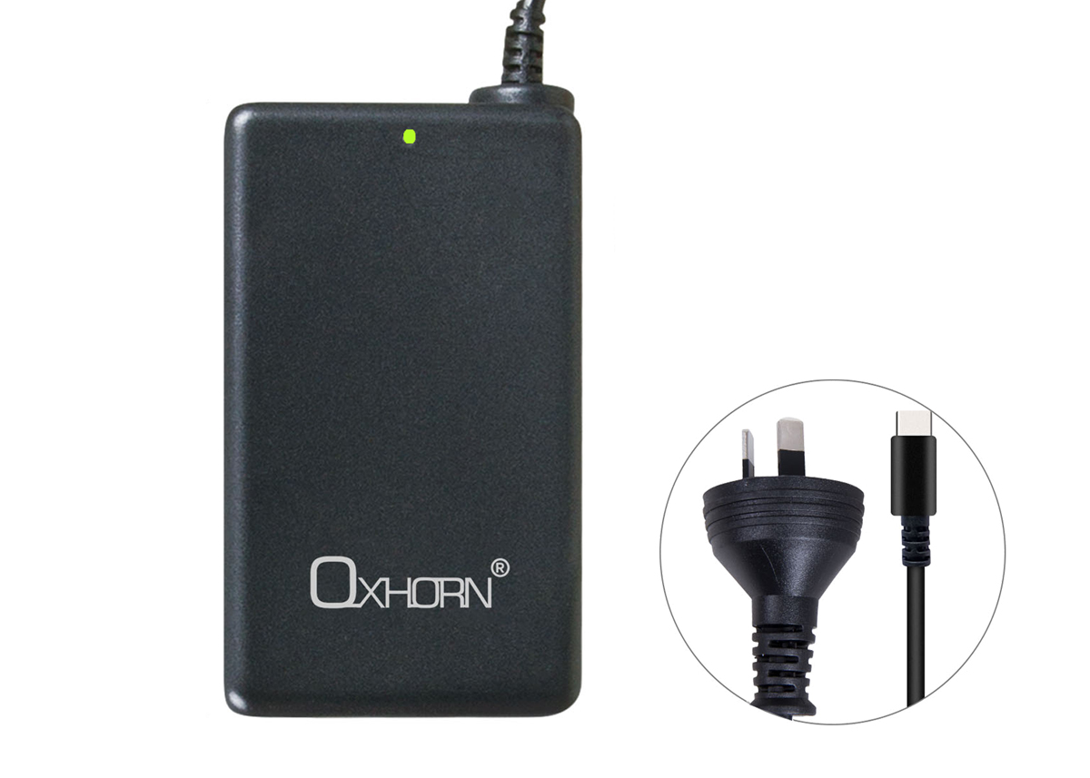 Oxhorn 65W GaN USB-C Power Delivery Charger PD3.0 QC4.0 Fast Charger for Lenovo HP Dell Asus Laptops Tablets